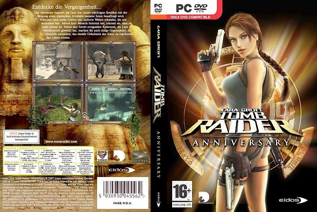 Tomb Raider Anniversary pc cover german