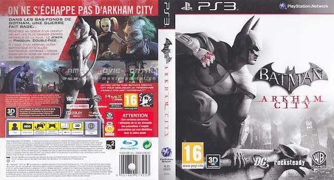 Batman Arkham City german ps3 cover