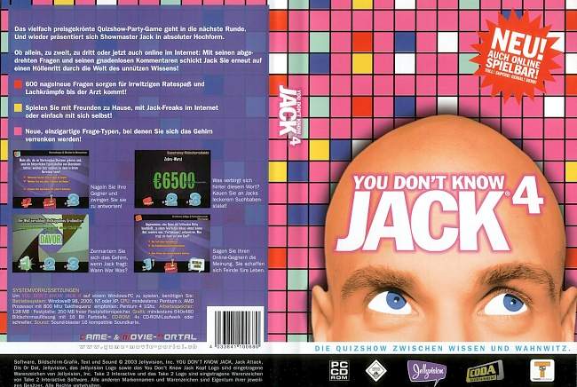 You dont know Jack 4 pc cover german