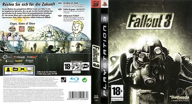Fallout 3 german ps3 cover