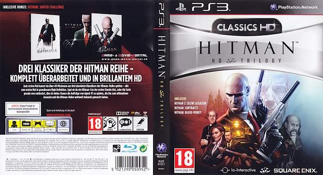 Hitman Trilogy HD german ps3 cover