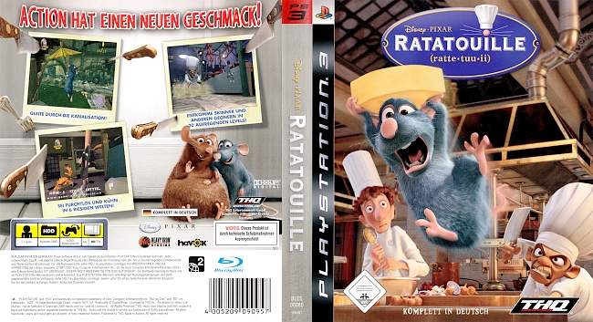 Ratatouille Disney Pixar german ps3 cover