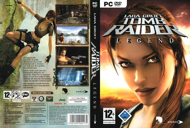 Tomb Raider Legend Lara Croft pc cover german