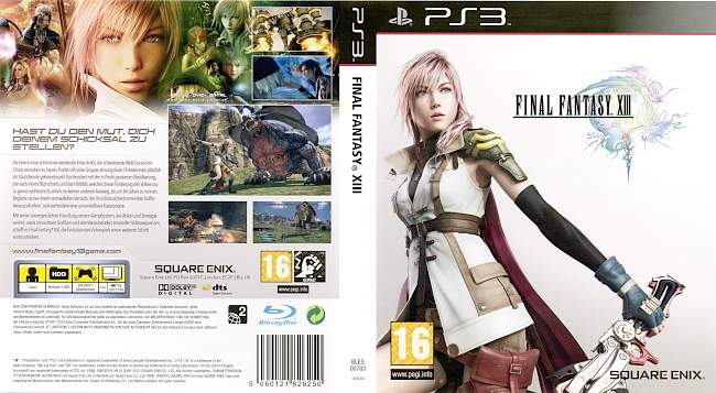 Final Fantasy 13 german ps3 cover