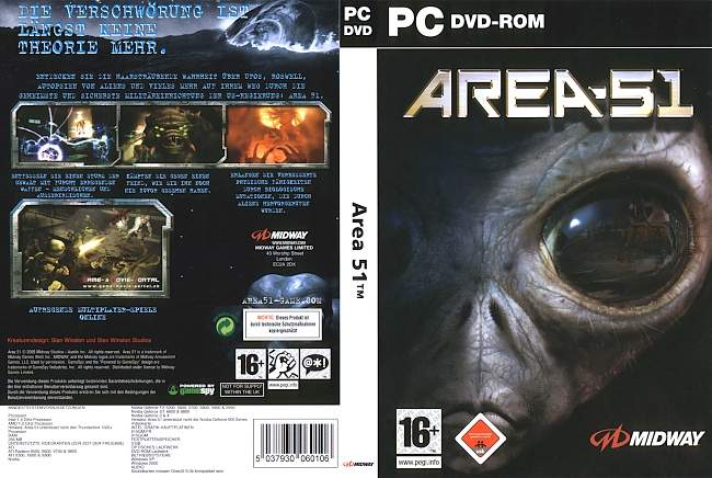 Area 51 pc cover german