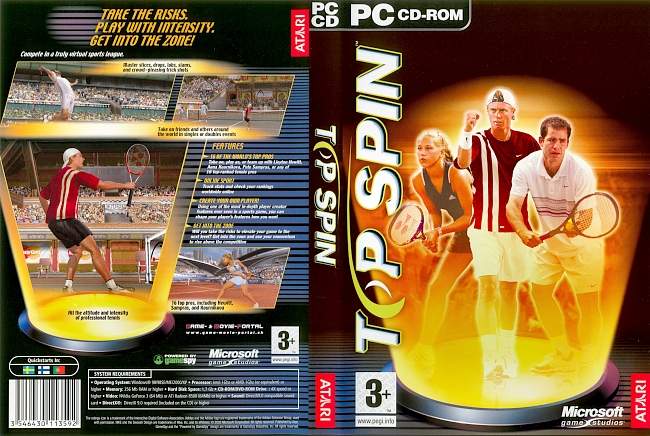 Top Spin pc cover german