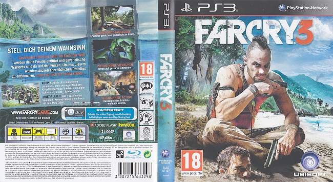 Far Cry 3 german ps3 cover