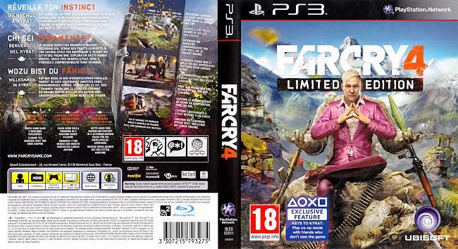 Far Cry 4 Limited Edition german ps3 cover