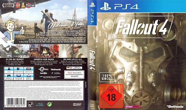 Fallout 4 german ps4 cover