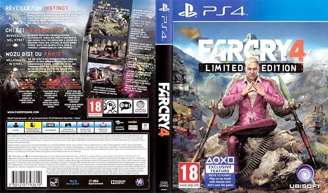 Far Cry 4 Limited Edition german ps4 cover