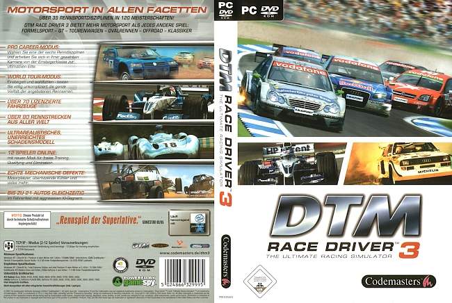 DTM Race Driver 3 pc cover german