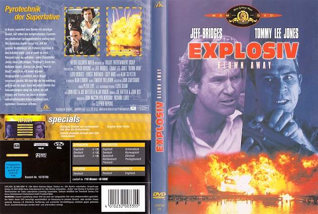 Explosiv Blown Away dvd cover german