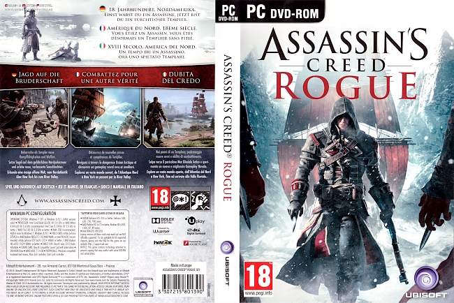Assassins Creed Rogue pc cover german