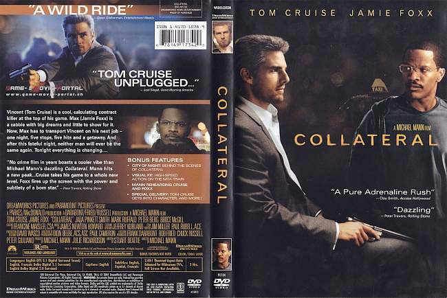 Collateral Tom Cruise Jamie Foxx german dvd cover