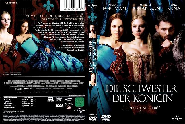 Die Schwester der Koenigin german dvd cover
