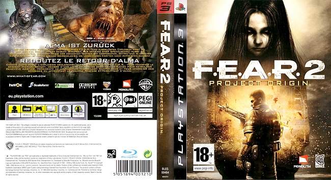 Fear 2 Project Origin german ps3 cover