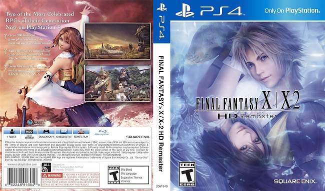 Final Fantasy X X2 HD german ps4 cover