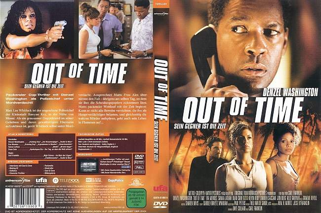 Out of Time Sein Gegner ist die Zeit dvd cover german