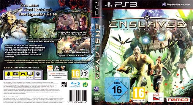Enslaved Odyssey to the West german ps3 cover