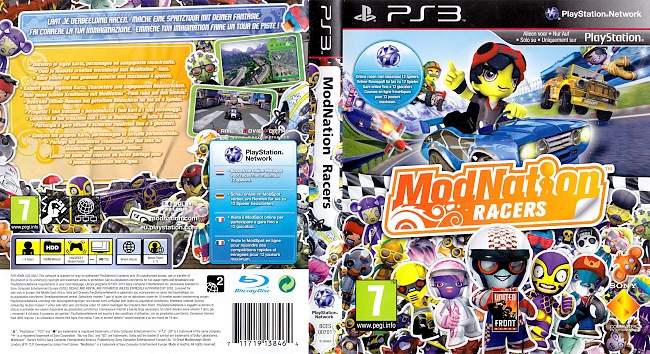 Modnation Racers german ps3 cover