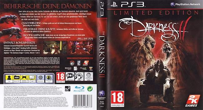 The Darkness 2 german ps3 cover
