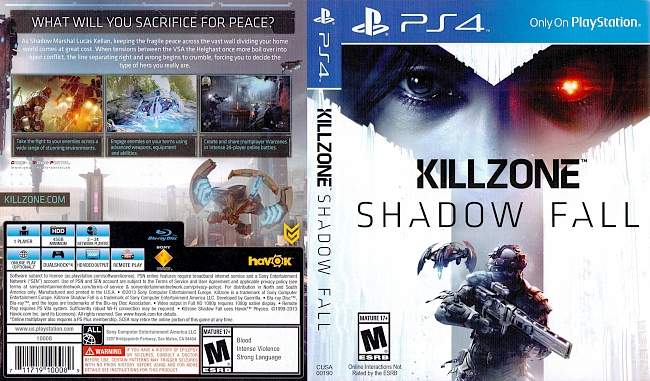 Killzone 4 Shadow Fall german ps4 cover