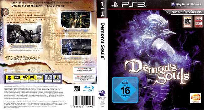 Demon Souls german ps3 cover