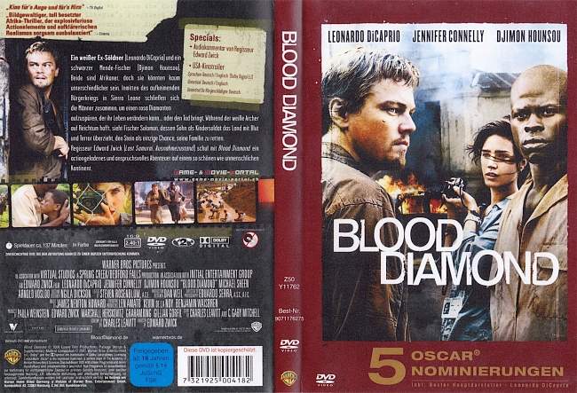 Blood Diamond german dvd cover
