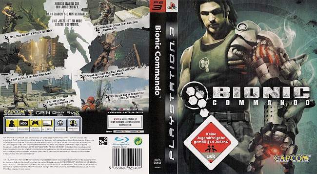 Bionic Commando german ps3 cover