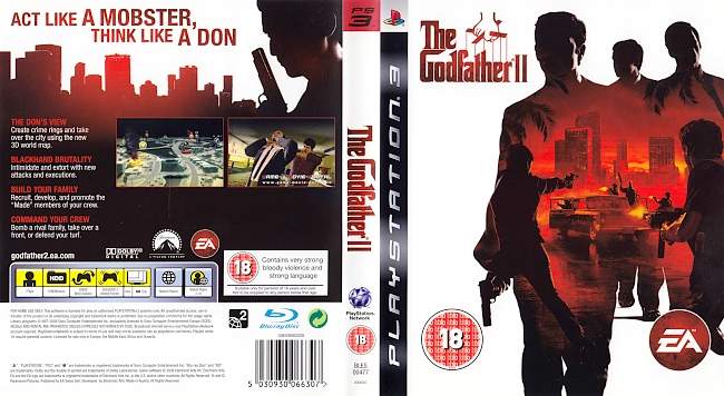 The Godfather 2 Der Pate german ps3 cover