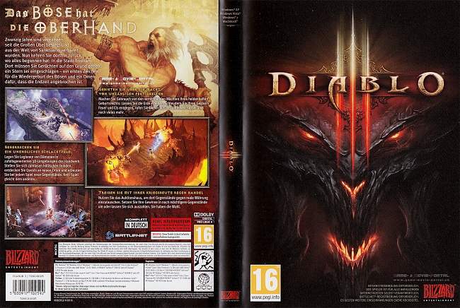Diablo 3 pc cover german