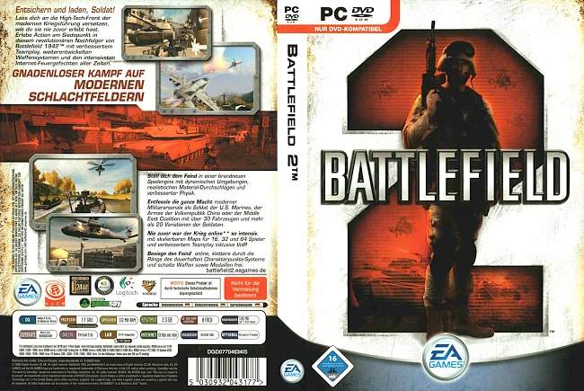 Battlefield 2 pc cover german
