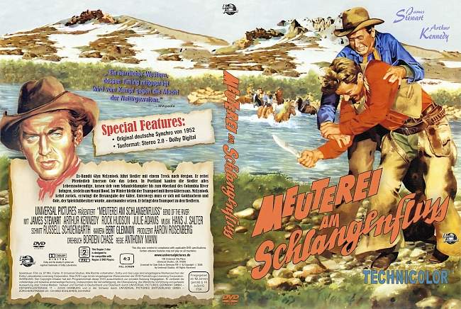 Meuterei am Schlangenfuss Bend of the River dvd cover german