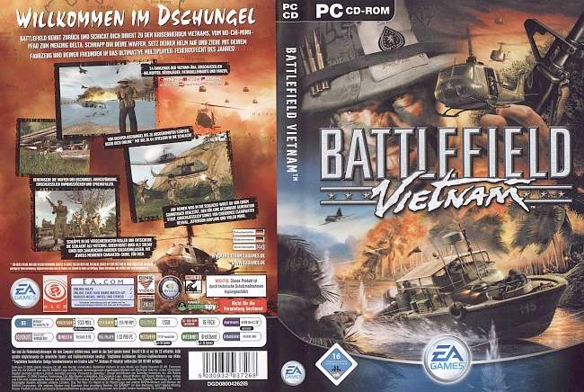 Battlefield Vietnam pc cover german