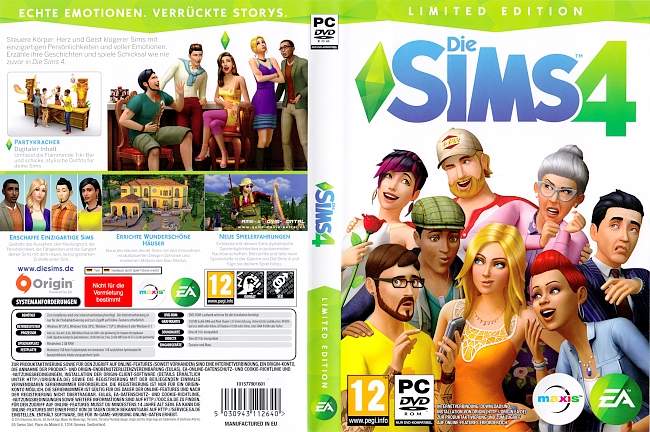 Die Sims 4 pc cover german
