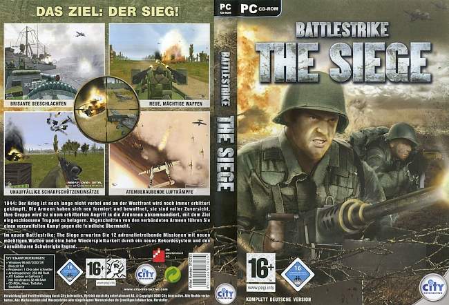 Battlestrike The Siege pc cover german