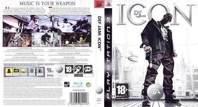 Def Jam Icons german ps3 cover