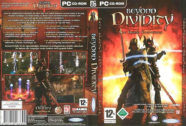 Beyond Divinity pc cover german