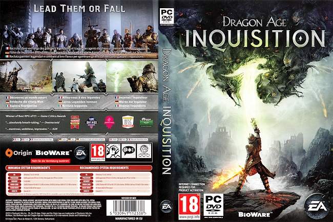 Dragon Age Inquisition pc cover german