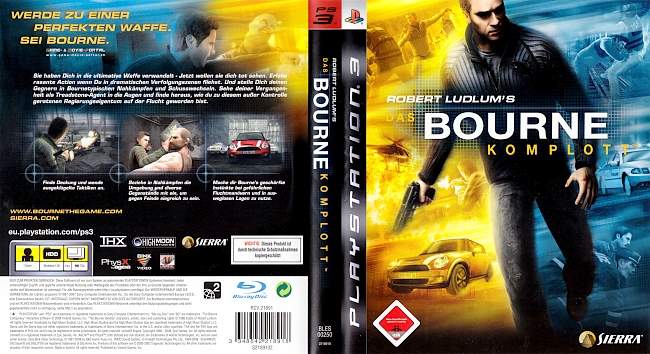 Das Bourne Komplott Robert Ludlum german ps3 cover