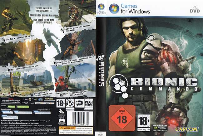 Bionic Commando pc cover german