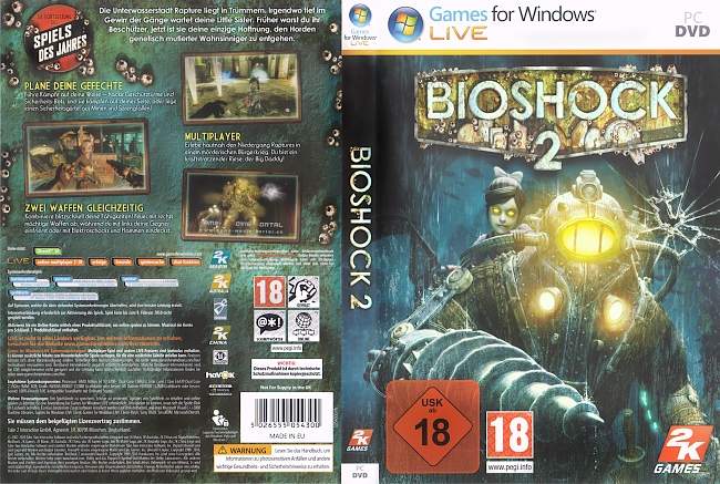 Bioshock2 pc cover german