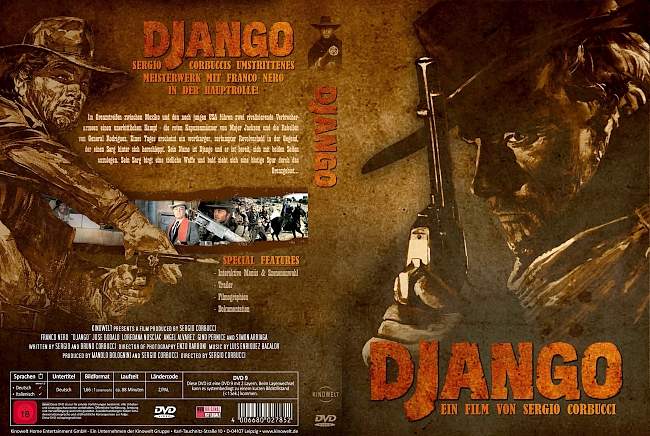 Django Sergio Corbucci german dvd cover