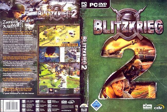 Blitzkrieg 2 pc cover german