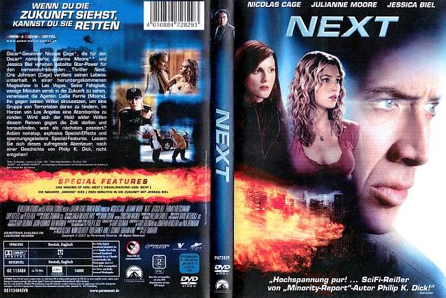 Next Nicolas Cage Julianne Moore german dvd cover