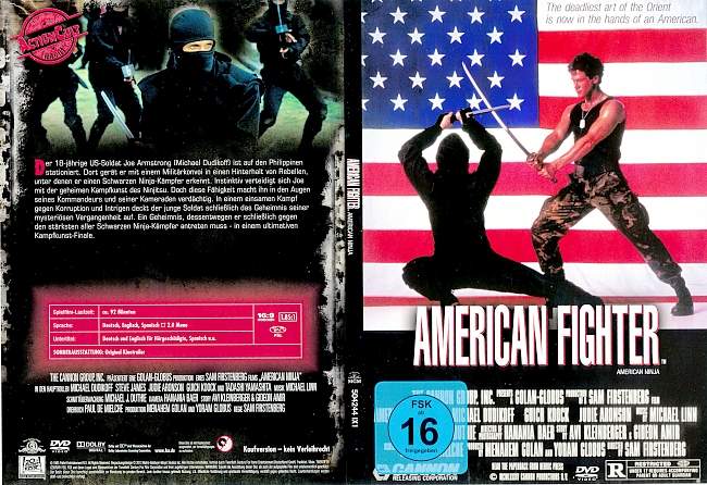 American Fighter 1 dvd cover german