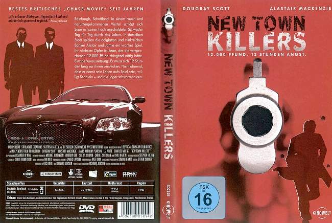 New Town Killers german dvd cover