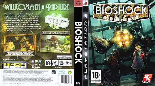 Bioshock german ps3 cover
