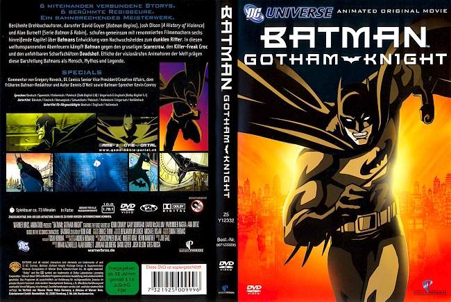 Batman Gotham Knight german dvd cover