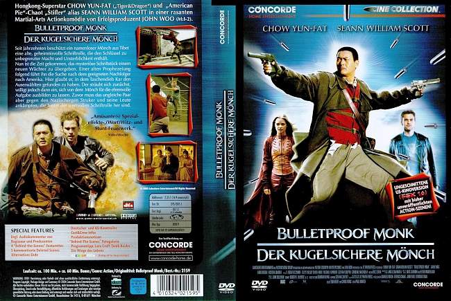 Bulletproof Monk Der kugelsichere Moench german dvd cover